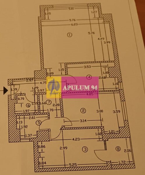 Apartament 3 camere LUX, 99mp, B-dul Unirii - cu loc parcare